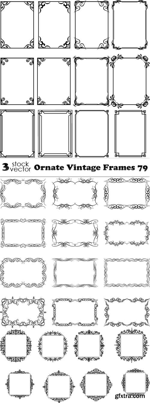 Vectors - Ornate Vintage Frames 79