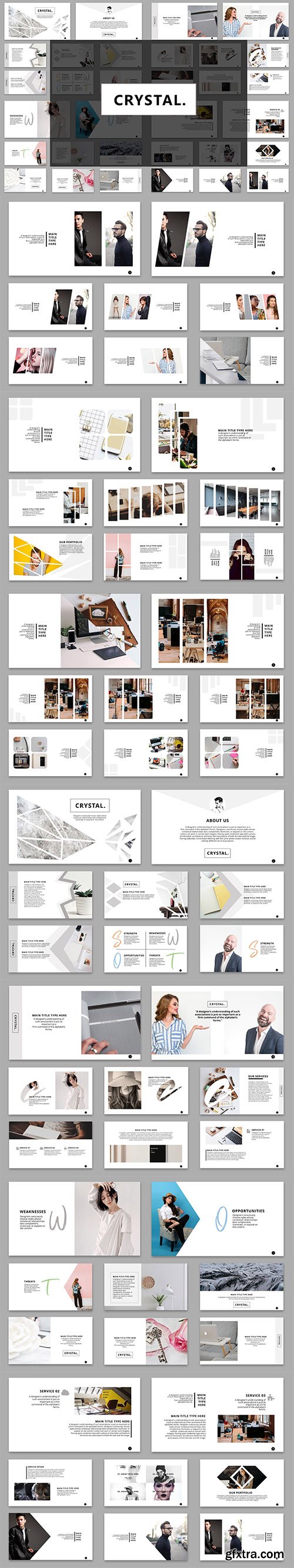 Crystal - Keynote and Google Slides Template