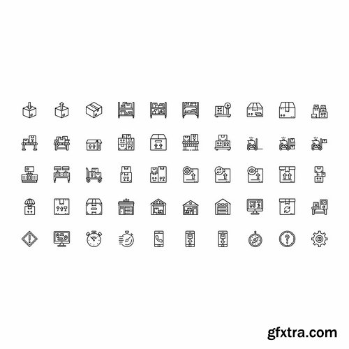 Prettycons - 200 Delivery Icons Vol.1