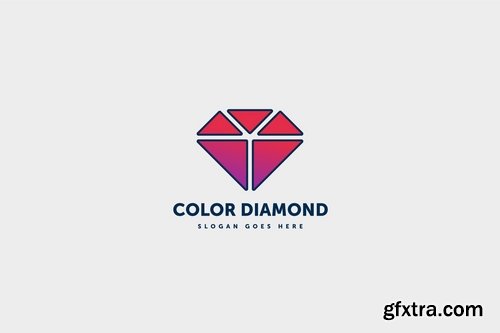 Color Diamond Logo Template