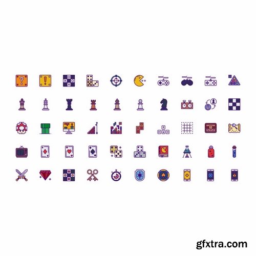 Prettycons - 200 Games Icons Vol.1