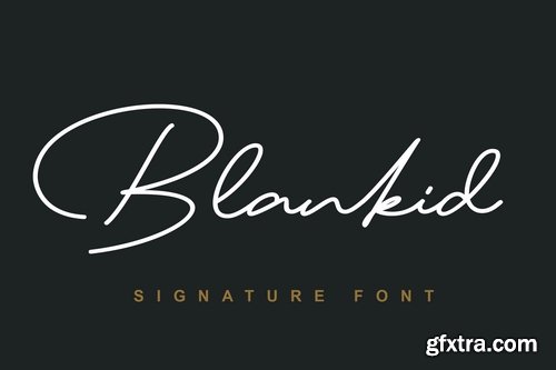 Blank id Font