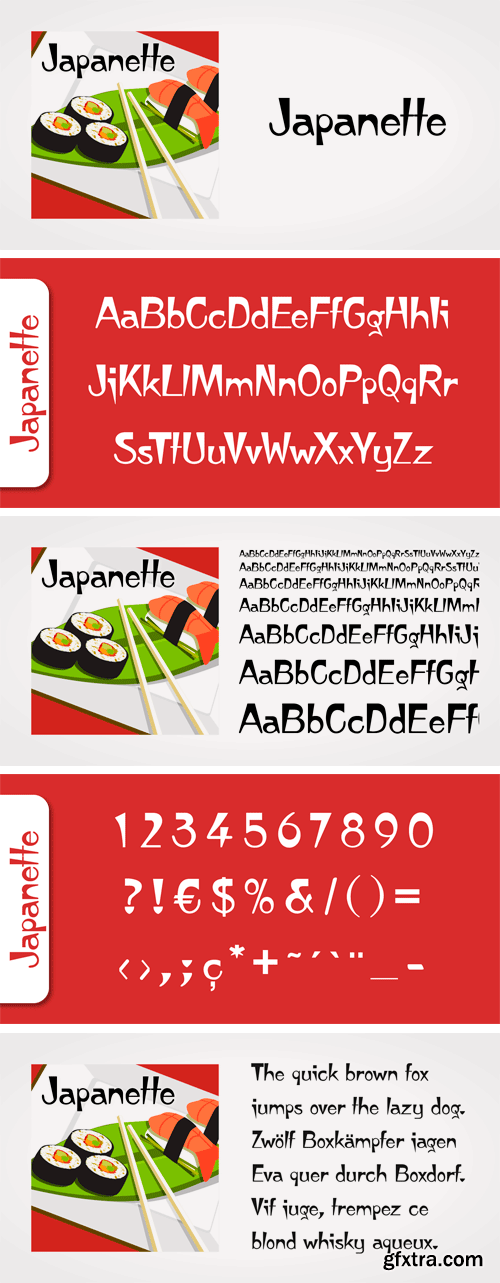 Japanette Font