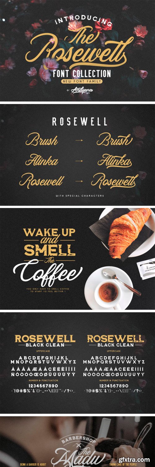 Rosewell Font Family