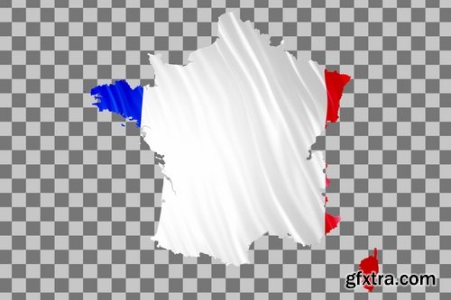 France Flags, Icons & Map Kit