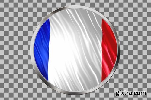 France Flags, Icons & Map Kit