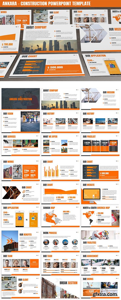 Ankara - Construction Powerpoint Template