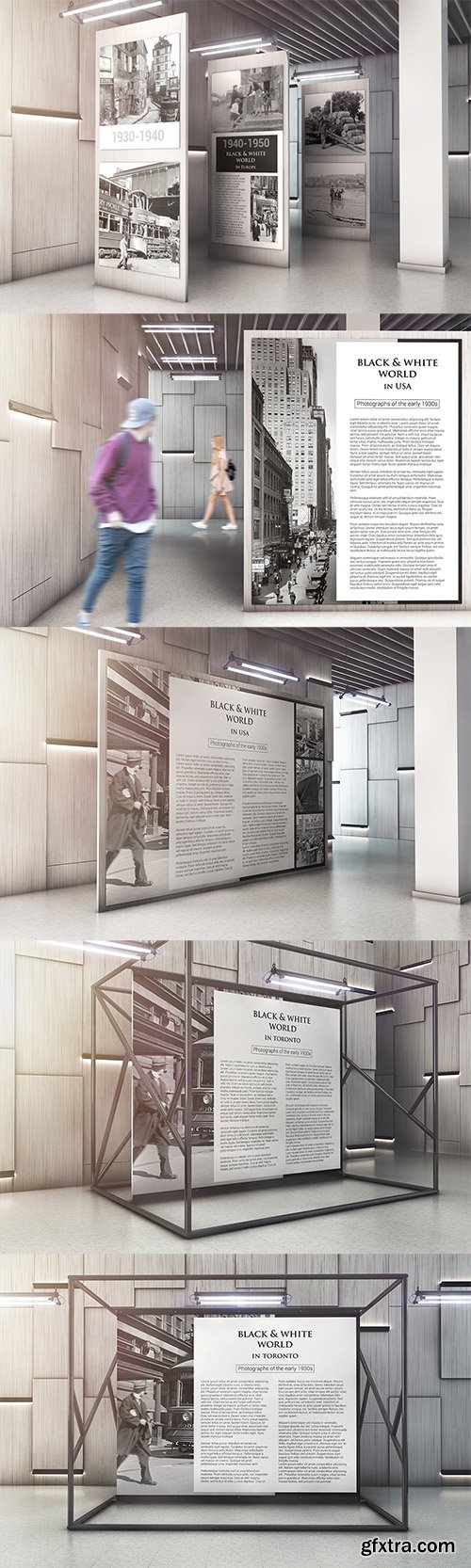 Exhibition Gallery Mockup