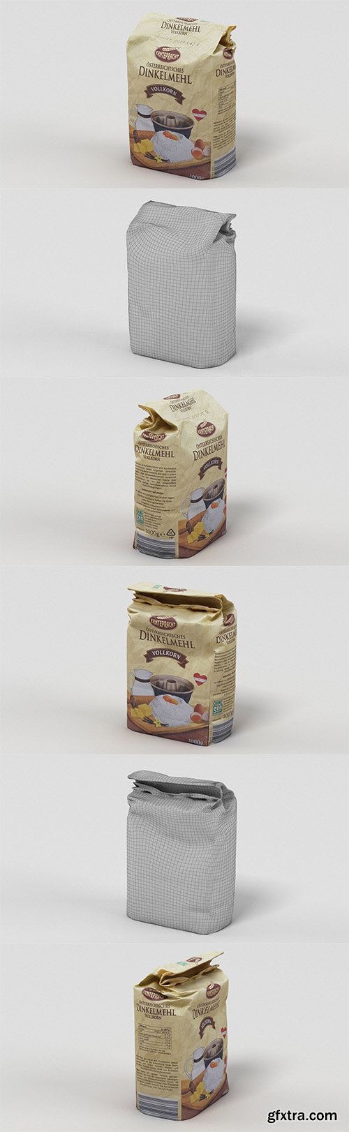 Cgtrader - Pack of Flour 3D model