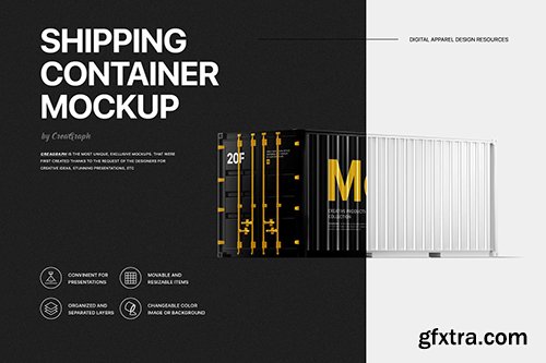 Shipping Container Mockup