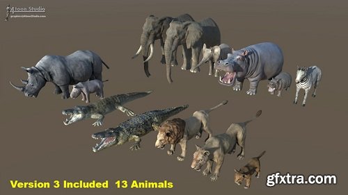 African Animal Pack 1