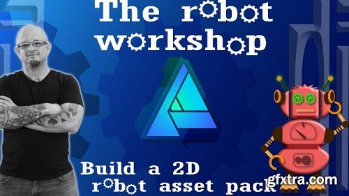 How to make a 2-D robot inspired Asset pack in Affinity Designer