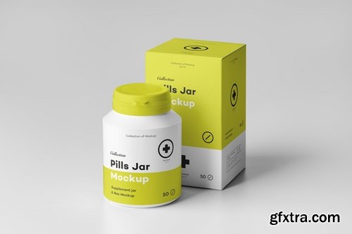 Pills Jar Mock-up