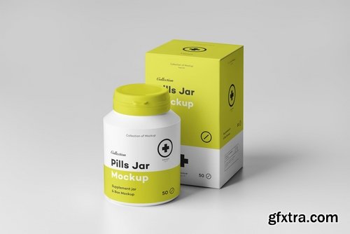 Pills Jar Mock-up