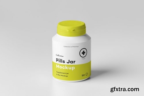 Pills Jar Mock-up