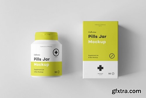 Pills Jar Mock-up