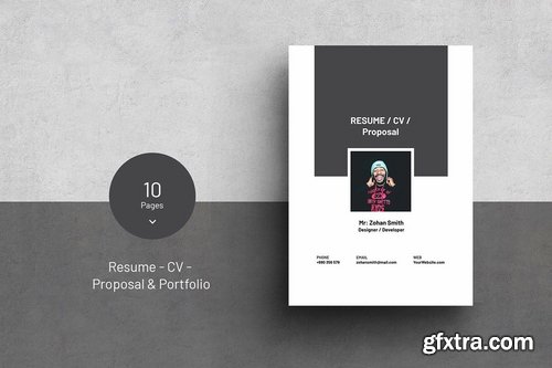 Multipurpose Resume, CV, Proposal & Portfolio