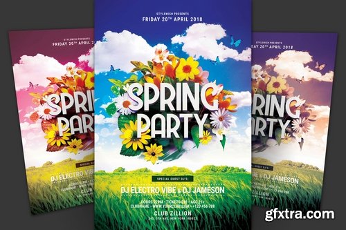 Spring Party Flyer