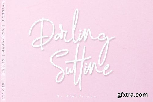 CM - Darling Suttine  Signature Font 3566025