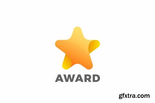 Star Logo abstract design Award