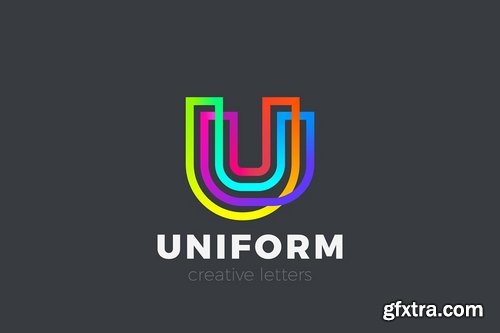 Letter U Logo design