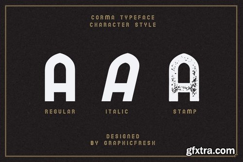 CM - The Corma - 4 Font Files 3566354