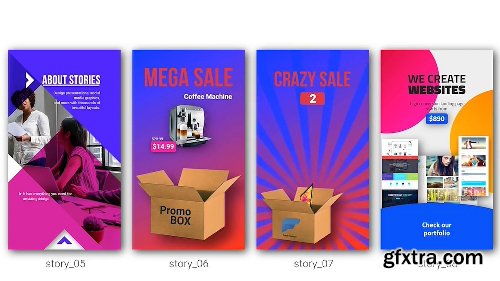 Videohive Instagram Stories Kit // Instagram Story Pack V5 22195723