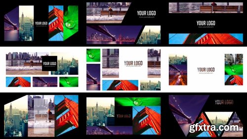 Videohive 100 Clean Photo Openers - Logo Reveal Pack 11765632