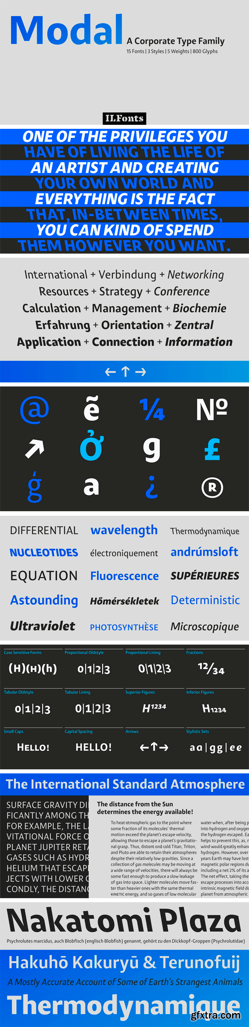 Modal Font Family