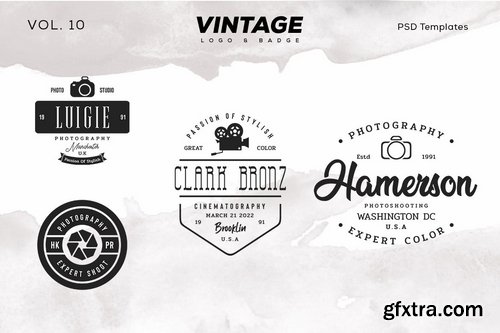 Vintage Logo & Badge Vol. 10