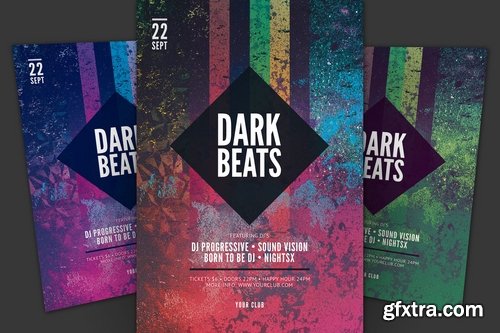 Dark Beats Flyer