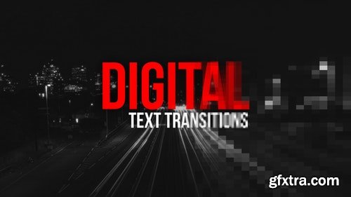 MotionArray Digital Text Transitions 194811