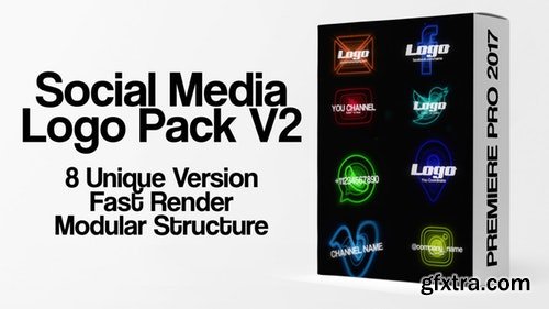 MotionArray Social Media Logo Pack V2 195010