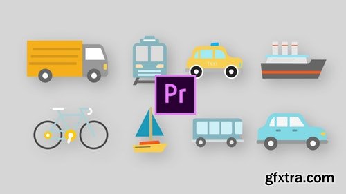 MotionArray Transport Animated Icons 193900