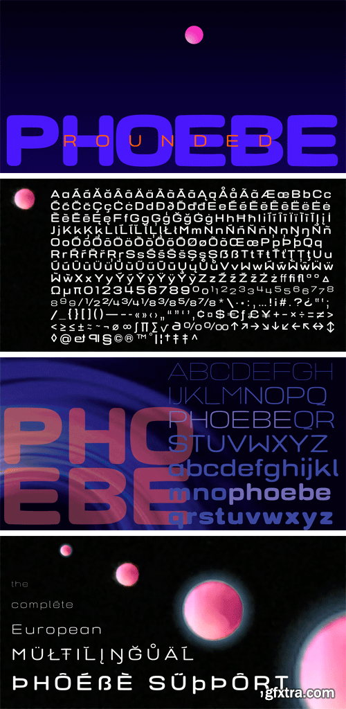 Phoebe Rounded Font Family