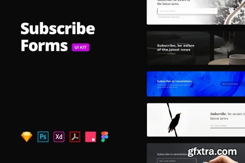 Subscribe Forms – Multi-format UI Kit