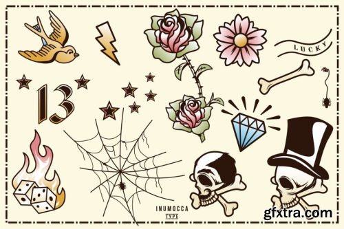 40 Tattoo Flash (full colors)