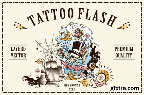 40 Tattoo Flash (full colors)