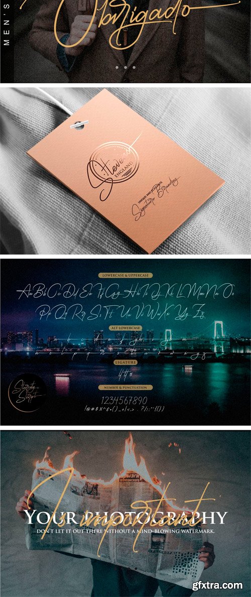 CM - Starcity Script // Signature Font 3302009