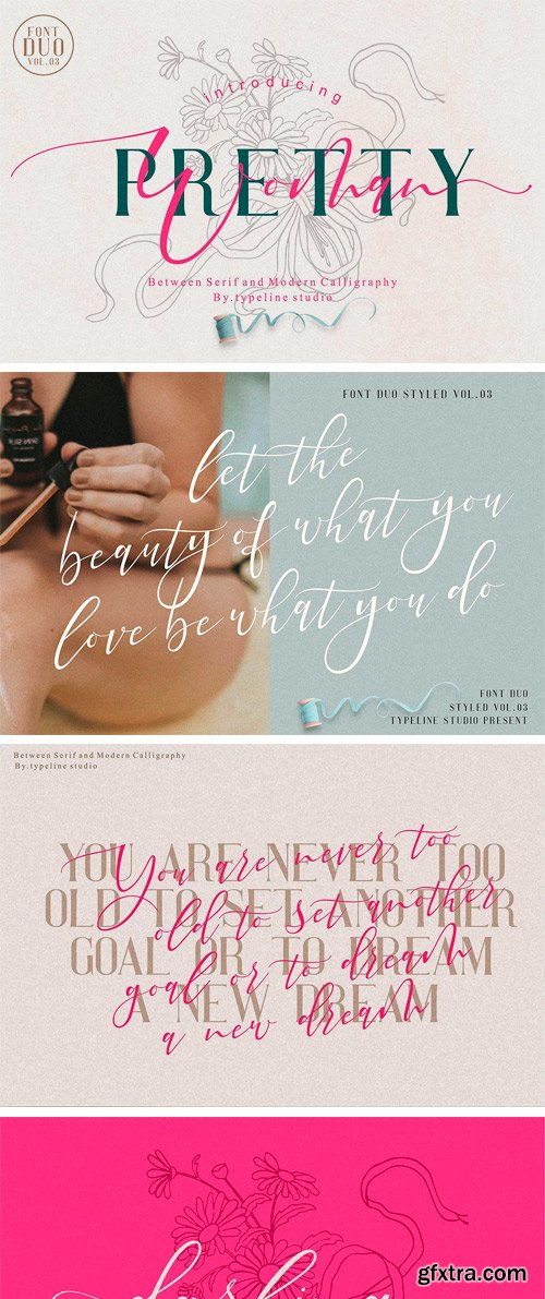 CM - Pretty Woman || Couple Font Duo 3528917