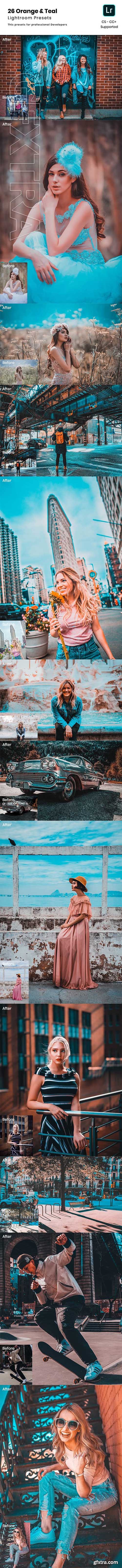 GraphicRiver - 26 Orange & Teal Lightroom Presets 23344509