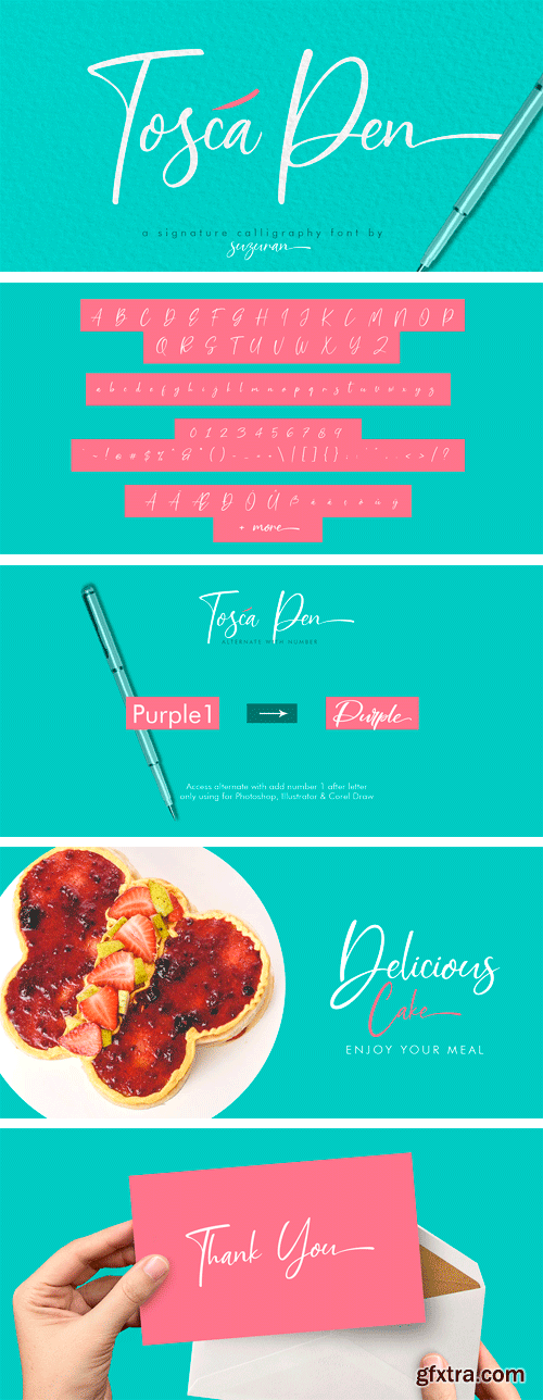 Toscal Pen Font