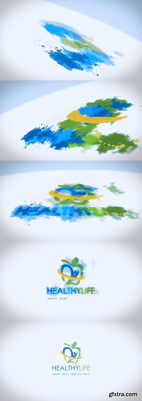 Videohive Watercolor & Ink Logo Reveal 10032703