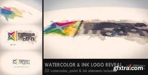 Videohive Watercolor & Ink Logo Reveal 10032703