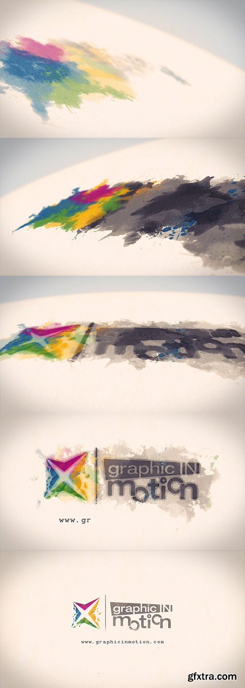 Videohive Watercolor & Ink Logo Reveal 10032703