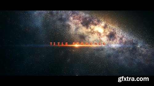 Videohive Galactic Journey Title Sequence 15677991