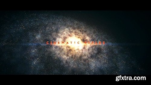 Videohive Galactic Journey Title Sequence 15677991