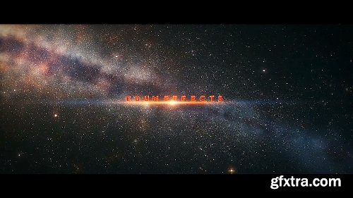 Videohive Galactic Journey Title Sequence 15677991