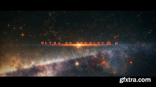 Videohive Galactic Journey Title Sequence 15677991