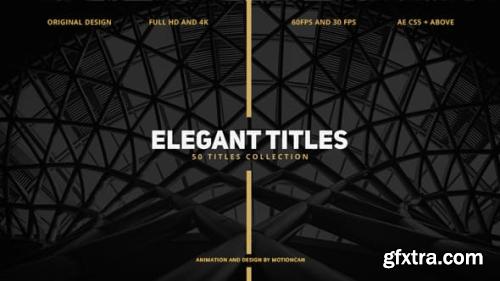 Videohive 50 Elegant Titles 17075926